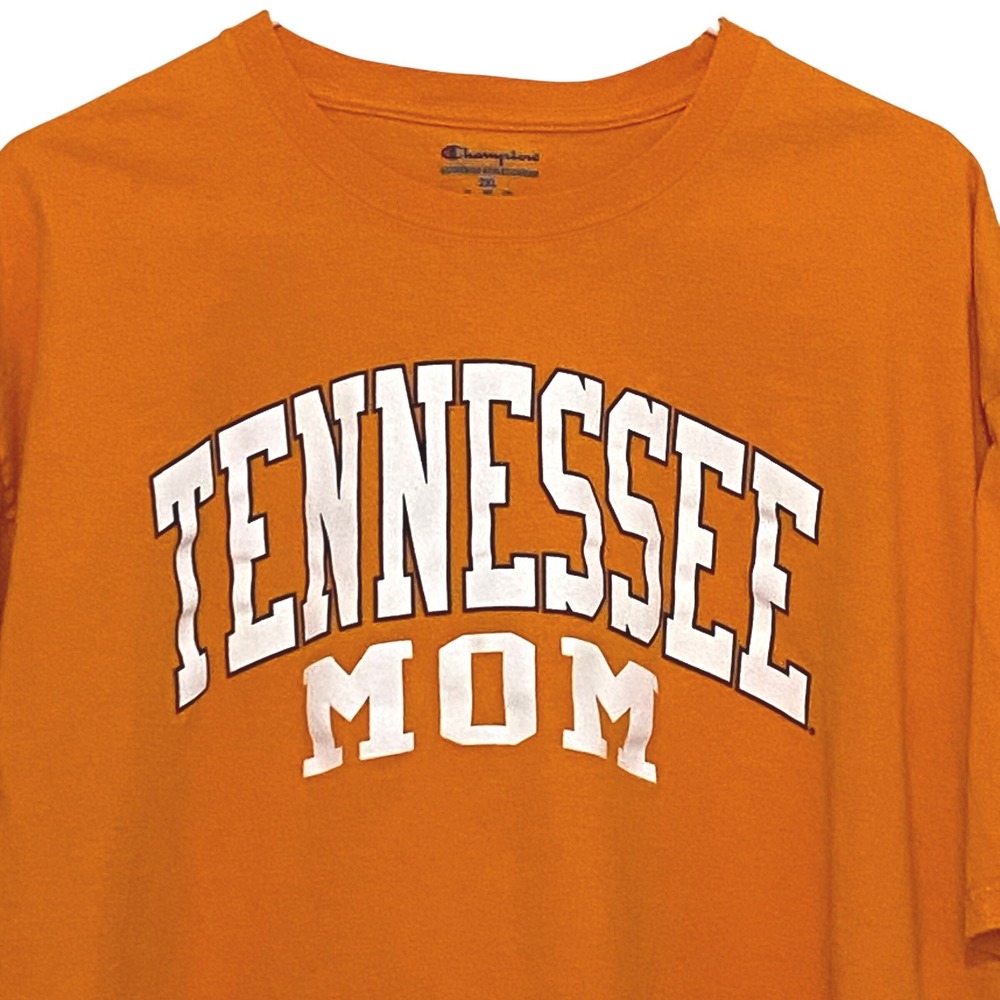 Champion‎ Tennessee Mom UT Volunteers T-Shirt 2XL Orange College Sports Casual